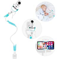 GHB Soporte para Cámara de Vigilabebes Soporte Universal con Palo Flexible para Fijar la Cámara de bebe